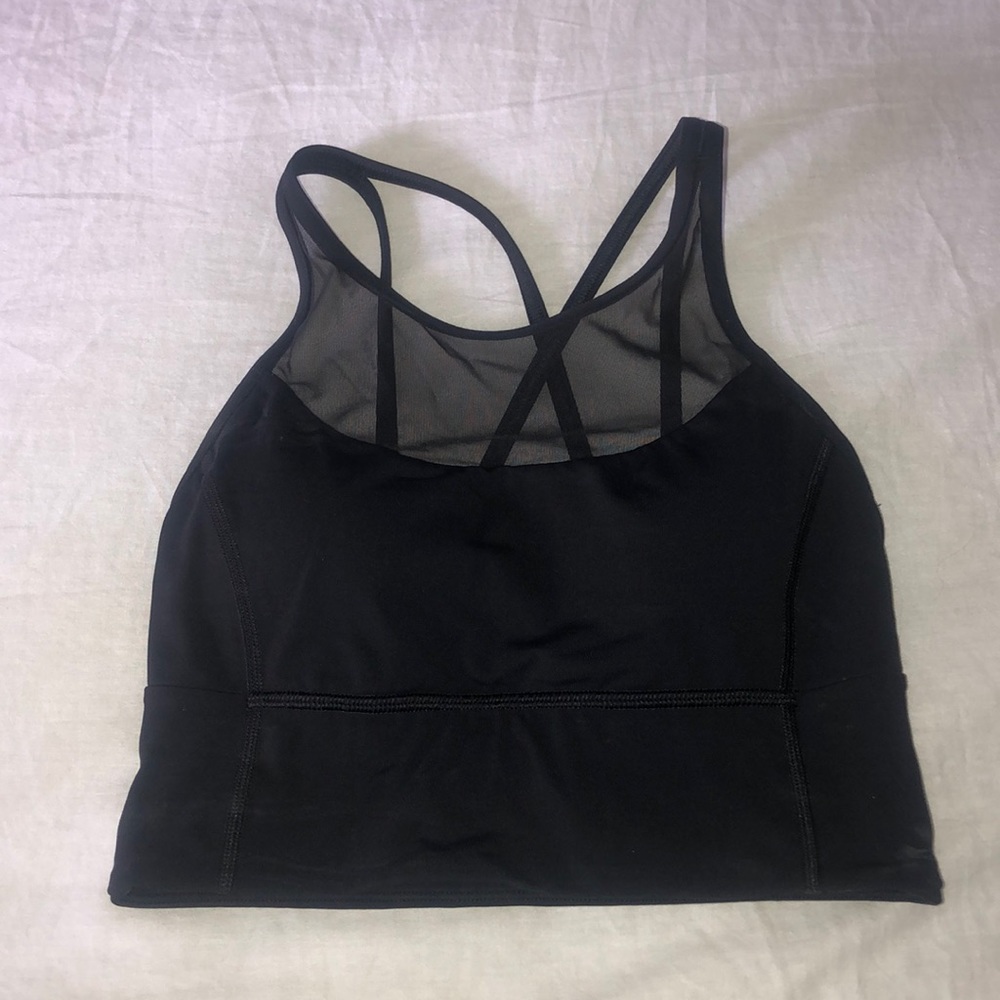 Black Lululemon Workout Bra/ Crop Top